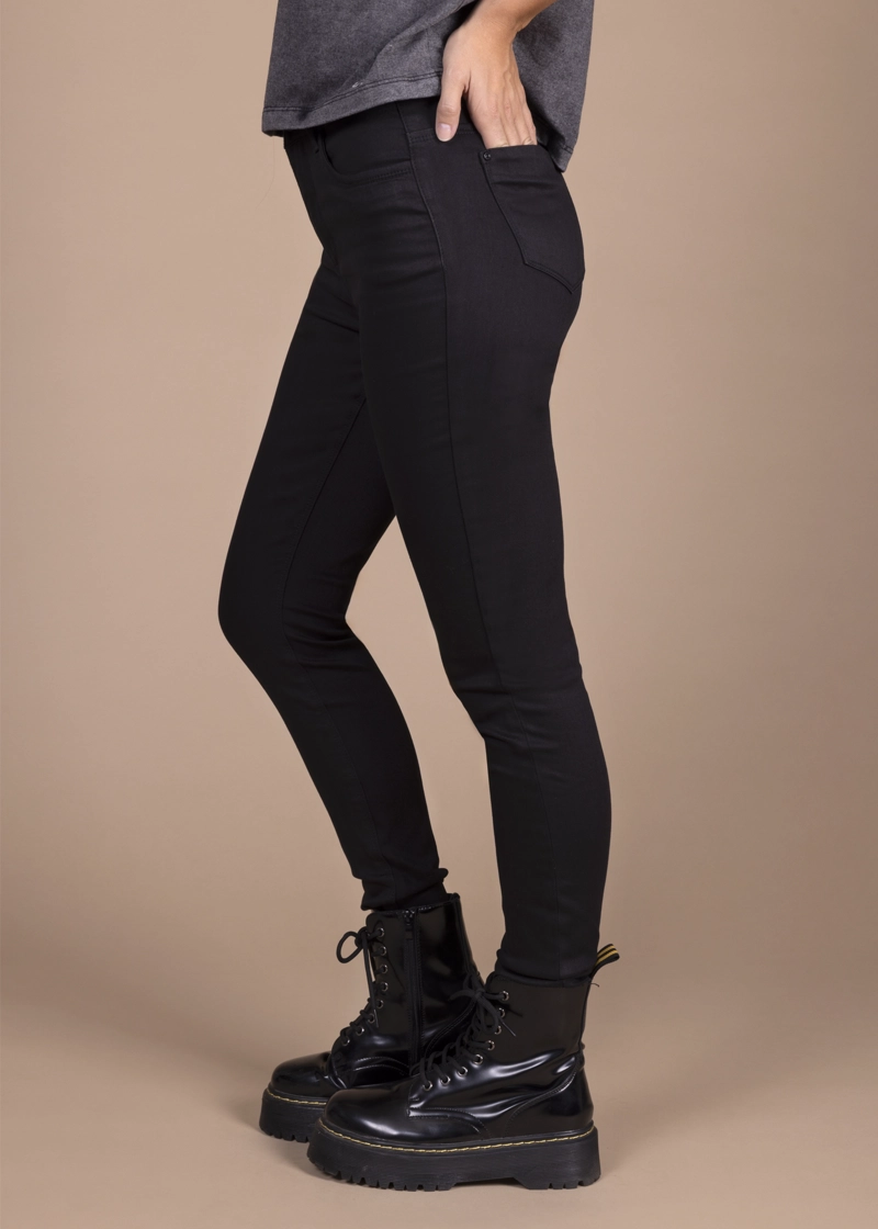 JEANS ALGODÓN MUJER EFESIS NEGRO MIA SKINNY - 2