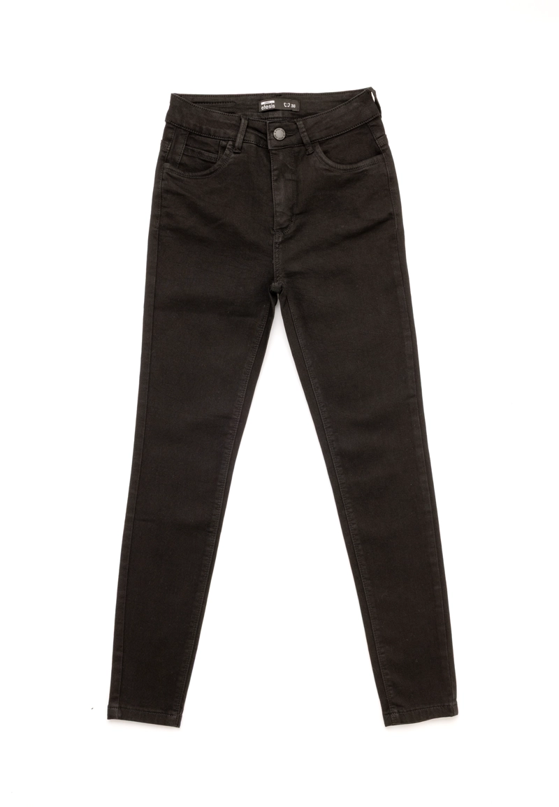 JEANS ALGODÓN MUJER EFESIS NEGRO MIA SKINNY - 4