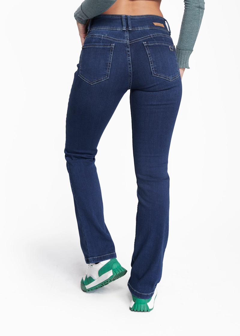 JEANS ALGODÓN RECTO MUJER EFESIS AZUL ISI STRAIGHT - 9