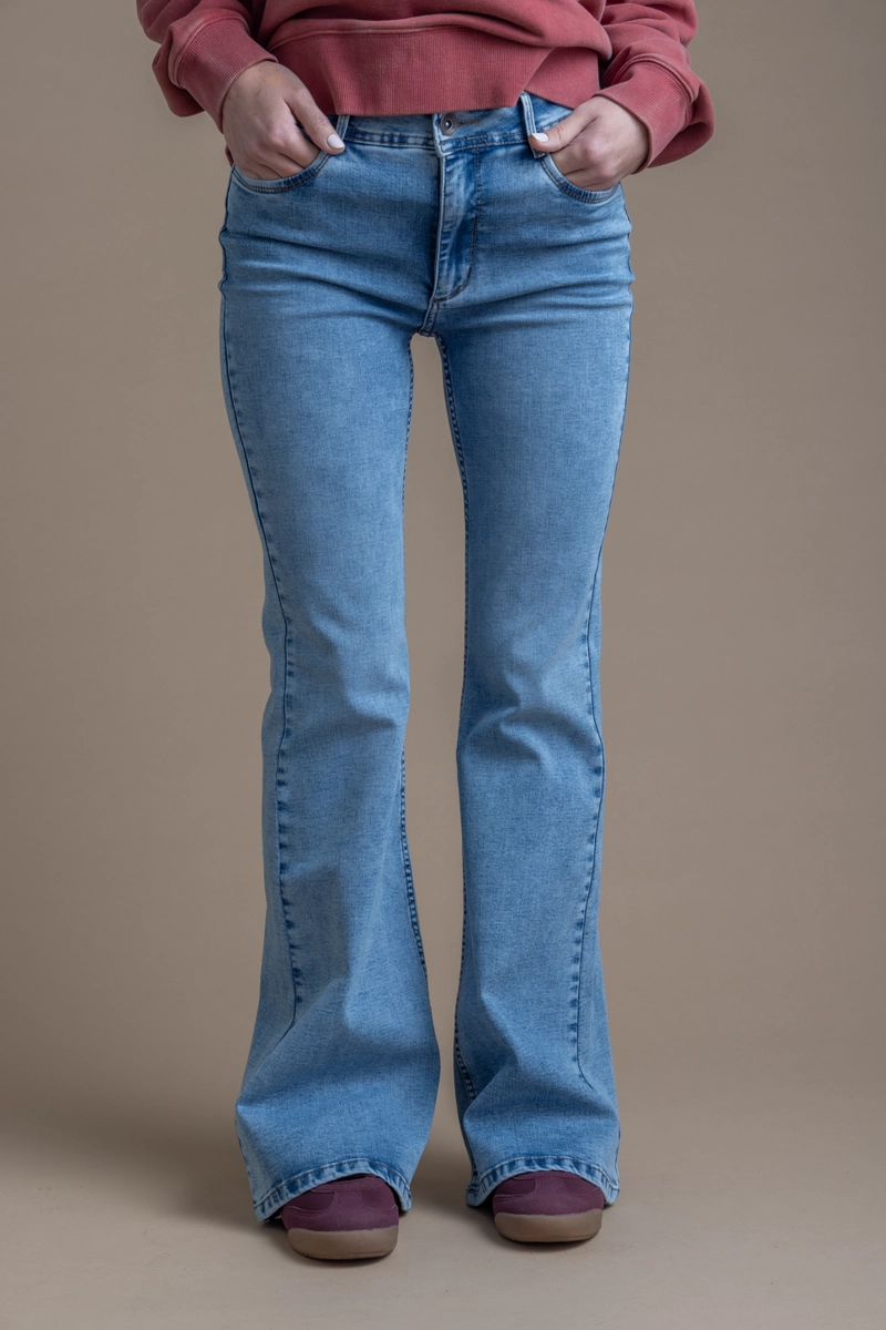 JEANS FEEL LIGHT FLARE BOLSILLO C/ TAPETAS - 1