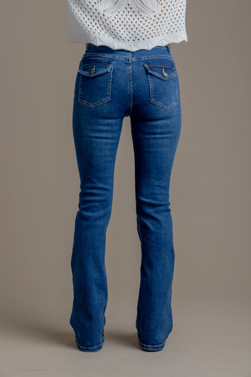 JEANS FEEL FLARE BOLSILLO C/ TAPETAS - 3