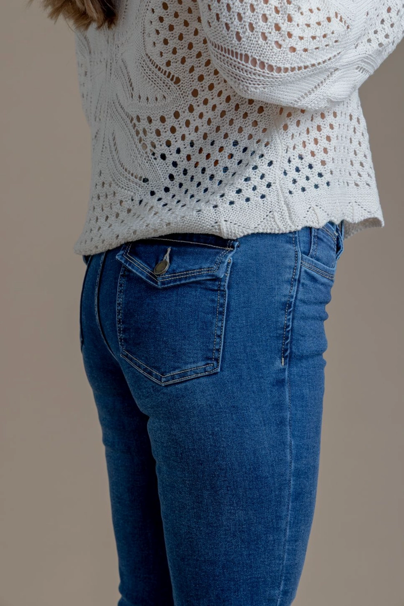 JEANS FEEL FLARE BOLSILLO C/ TAPETAS - 4