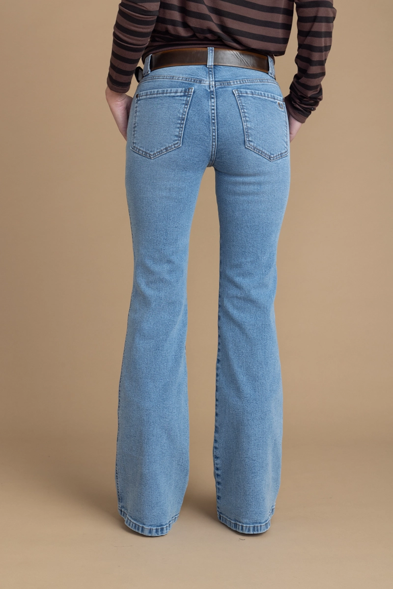 JEANS CLAUS FLARE BOLSILLO VIVO INTERIOR AZUL EFESIS - 3