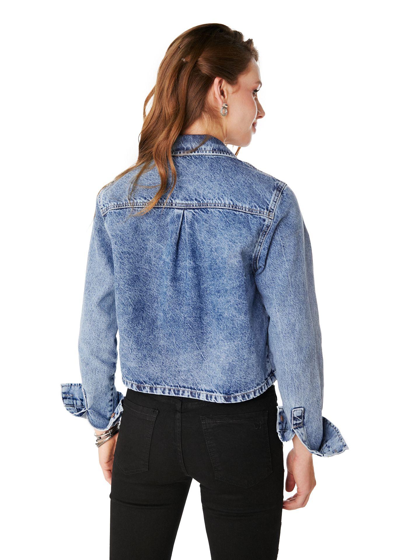 SOBRECAMISA KAI REGULAR CROP AZUL EFESIS - 4