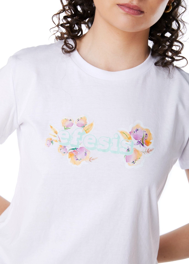 POLERA GIOVY REGULAR ESTAMPADO BLANCO EFESIS - 5