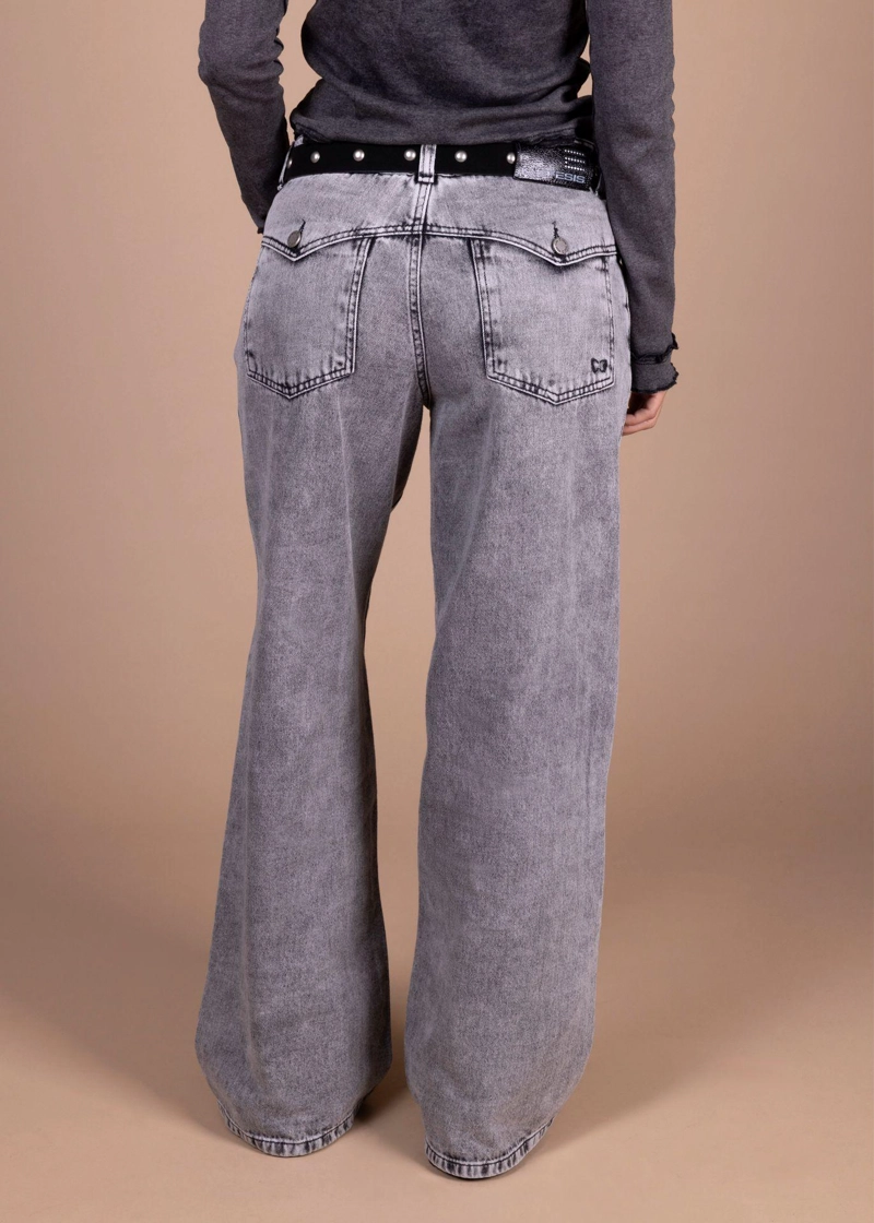 JEANS ACRUX PALAZZO ALTURA C/ TAPETAS GRIS EFESIS - 4