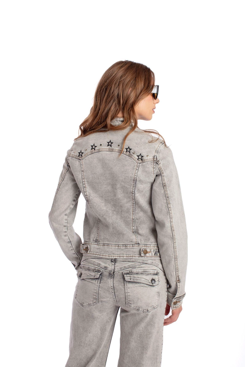 CHAQUETA YARA SLIM FIT C/ CIERRE GRIS EFESIS - 4
