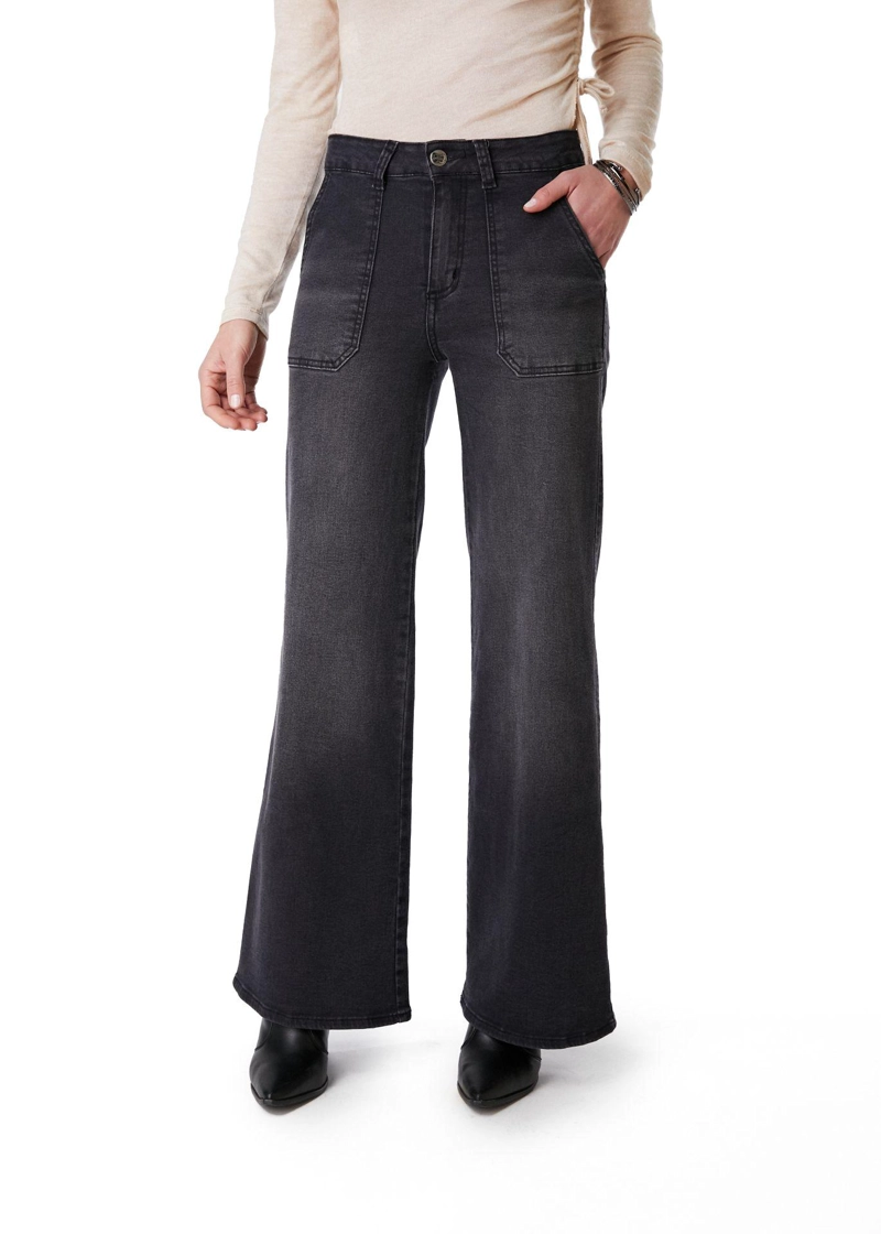 JEANS ZOE PALAZZO BOLSILLO PARCHE NEGRO EFESIS - 2