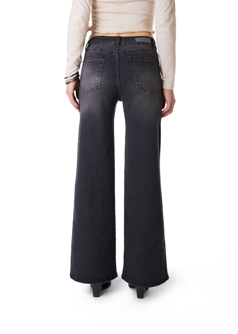 JEANS ZOE PALAZZO BOLSILLO PARCHE NEGRO EFESIS - 4