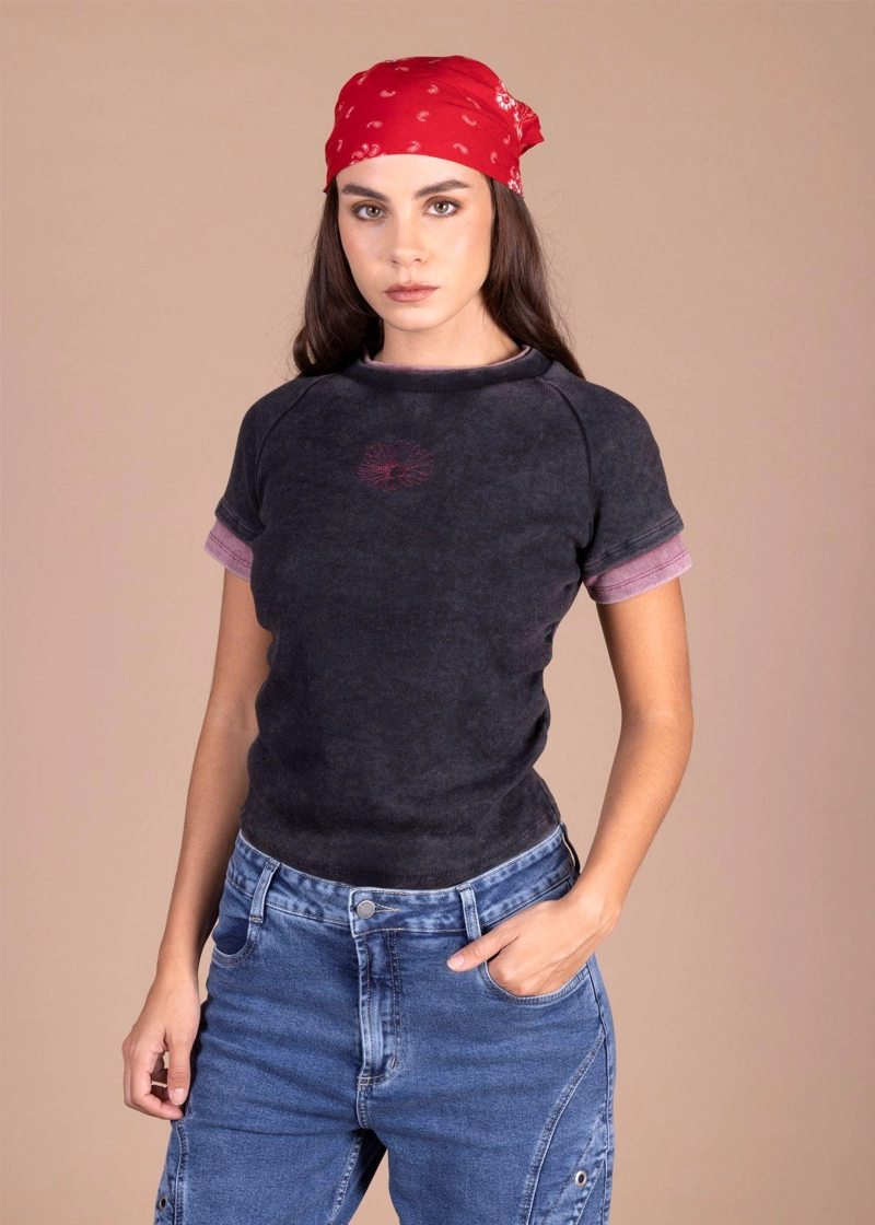POLERA MALTA BABY TEE DOBLE BURDEO EFESIS - 2