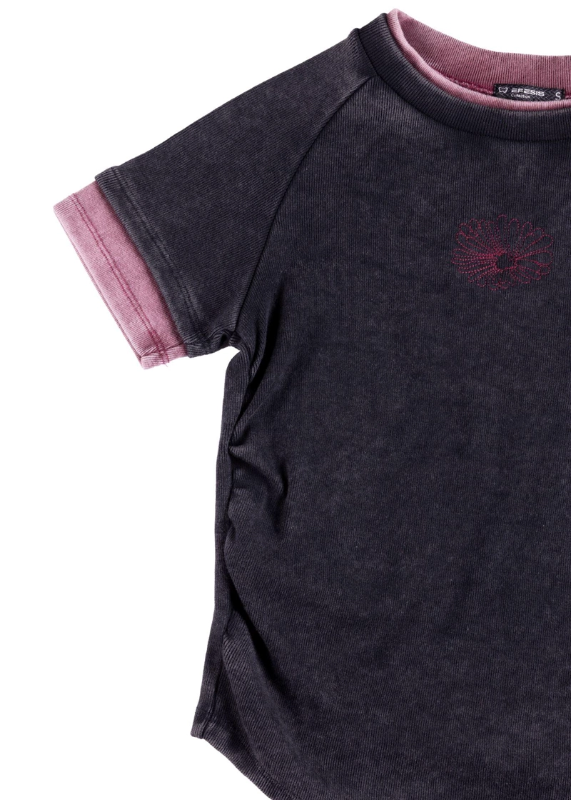 POLERA MALTA BABY TEE DOBLE BURDEO EFESIS - 5
