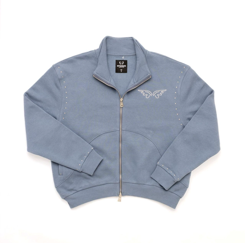 POLERON ROCA OVERSIZE TACHAS AZUL EFESIS - 5