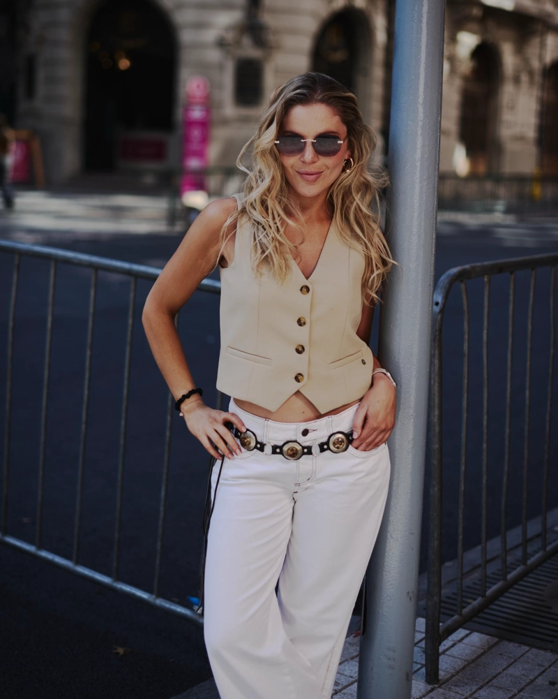 VEST GILL BOTONES COLOR BEIGE EFESIS - 5