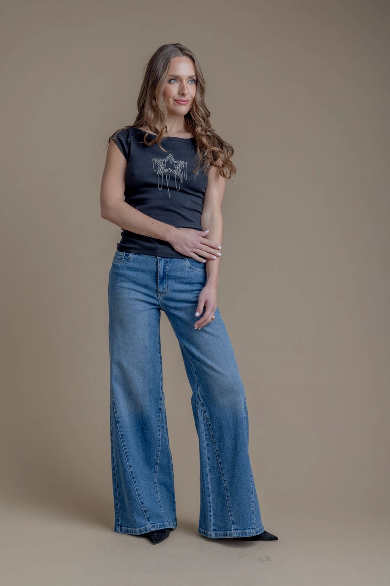 JEANS CORCEGA PALAZZO PIEZAS TRASPASO AZUL EFESIS - 1
