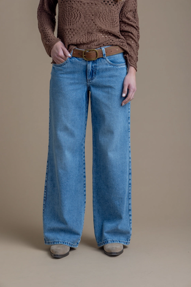 JEANS CIAPINO STRAIGHT BORDADO BOLSILLOS AZUL EFESIS - 2