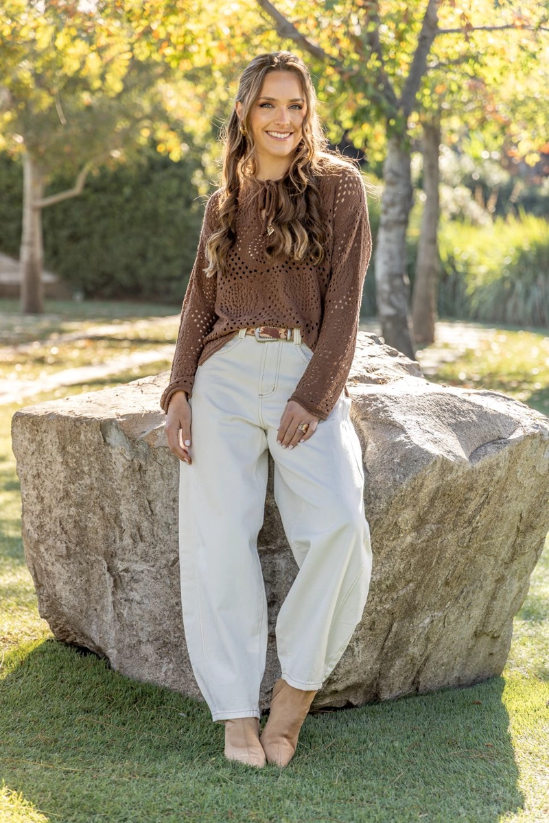 PANTALON MILETTO BALLOON HILO CONTRATONO CRUDO EFESIS - 1