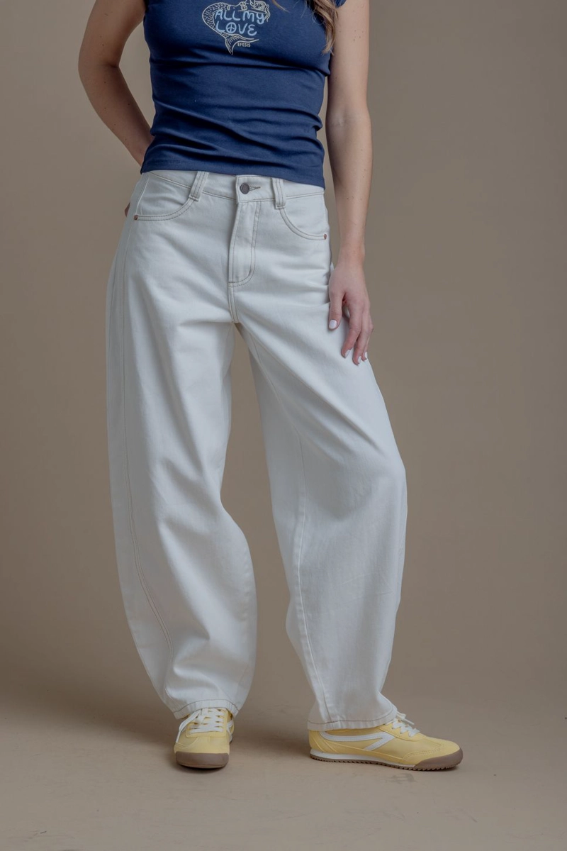 PANTALON MILETTO BALLOON HILO CONTRATONO CRUDO EFESIS - 3