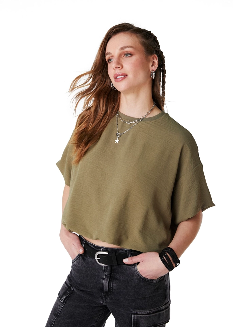 POLERA EBBE OVERSIZE GLOBO VERDE EFESIS - 2