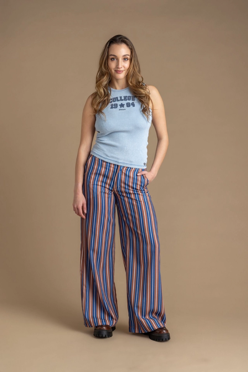PANTALON LUCERNA PALAZZO LISTADO EFESIS - 1