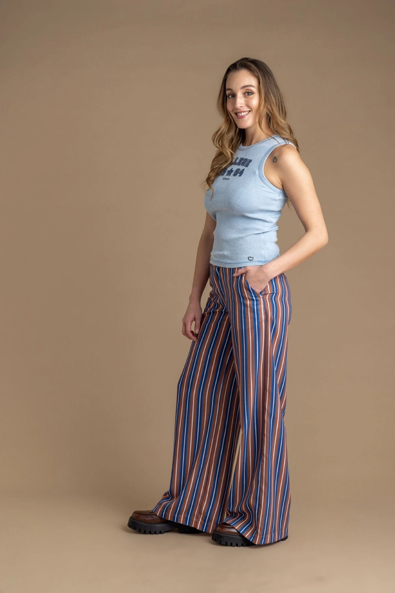 PANTALON LUCERNA PALAZZO LISTADO EFESIS - 2
