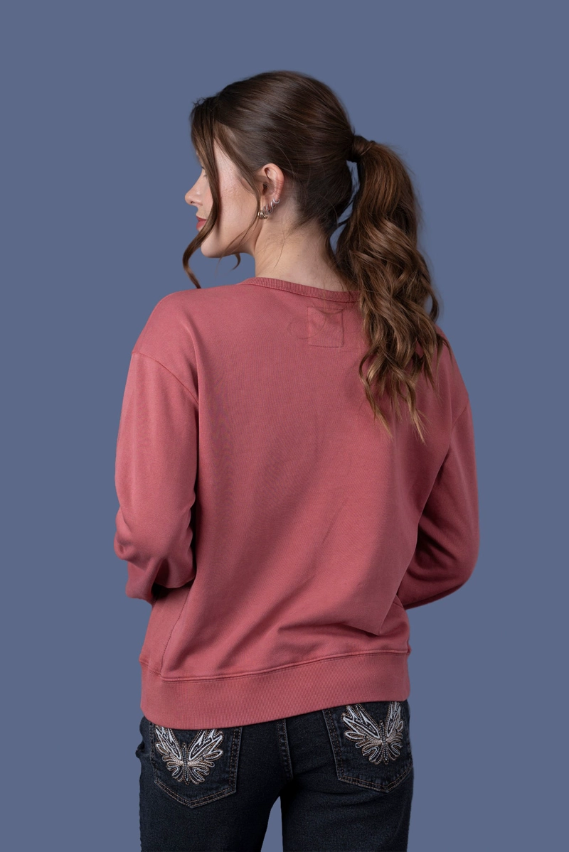 POLERON CLEO REGULAR ESTAMPADO BURDEO EFESIS - 4