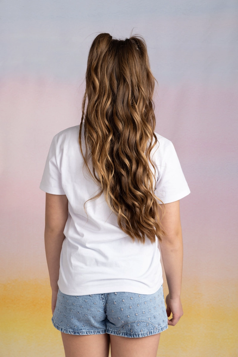 POLERA SAFIRA REGULAR PARCHE ESTRELLA BLANCA CACAO - 4