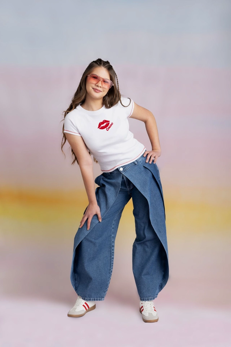 JEANS MALE BALLOON CRUCE DELANTERO AZUL CACAO - 2