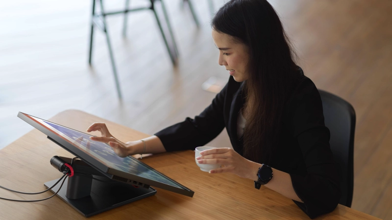 MONITOR THINKVISION T24T-20 USB-C TOUCH 24'' - 8
