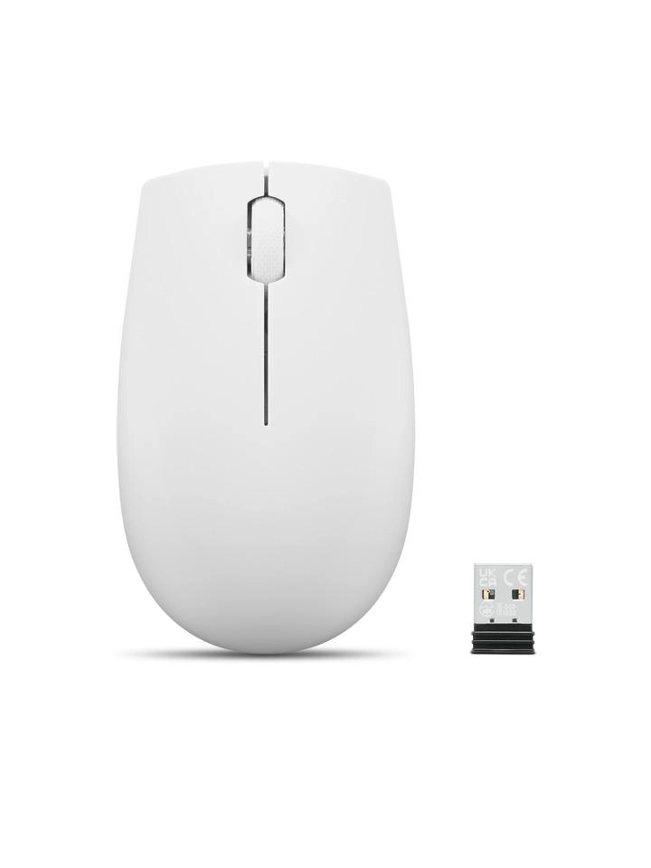 MOUSE INALÁMBRICO LENOVO 300 WIRELESS COMPACT CLOUD GREY - 1