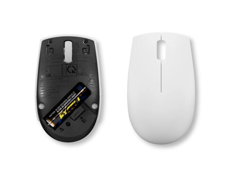MOUSE INALÁMBRICO LENOVO 300 WIRELESS COMPACT CLOUD GREY - 5