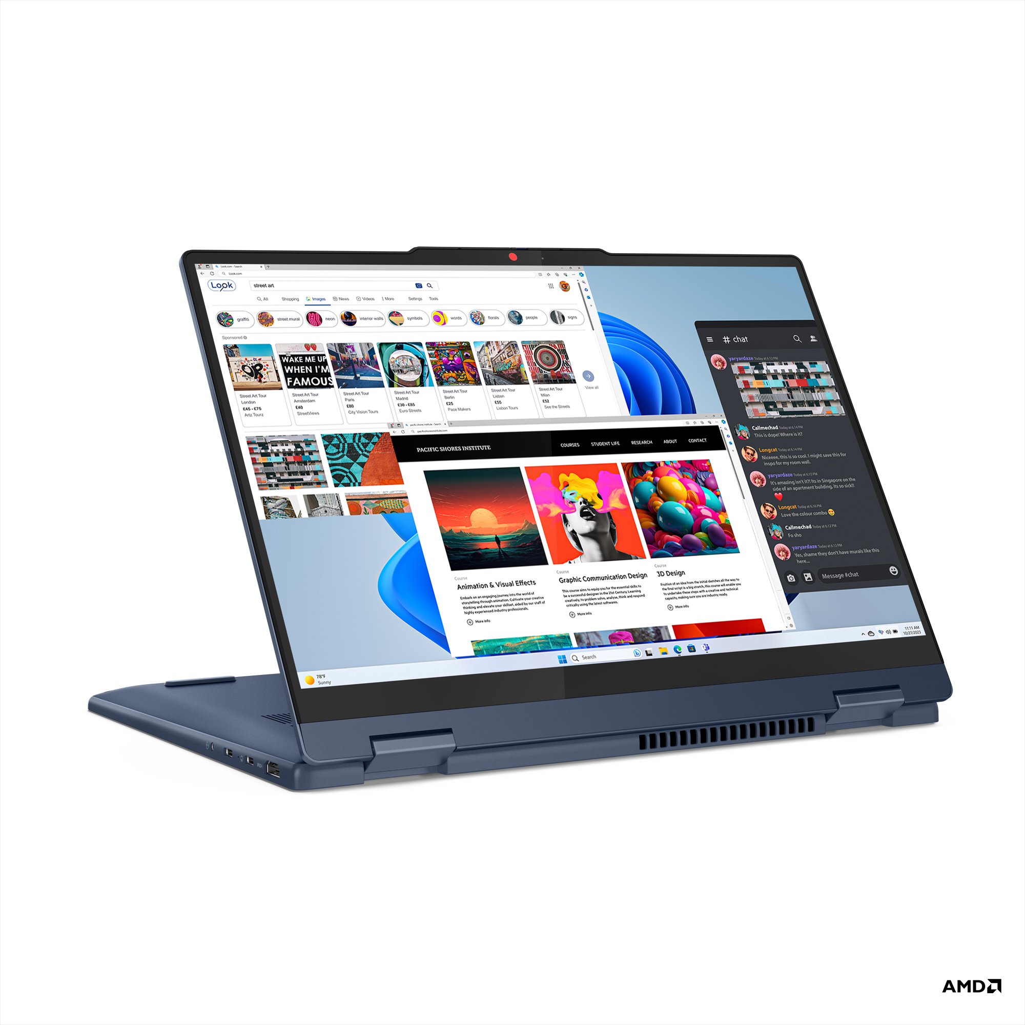 NOTEBOOK LENOVO IDEAPAD 2 EN 1 GEN 10 AMD RYZEN™ AI 5 16GB RAM 512GB SSD 14' WUXGA - 5