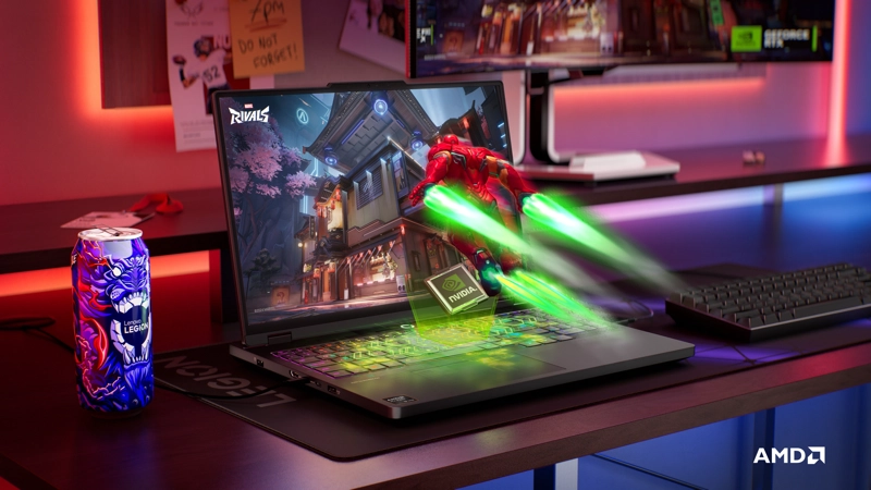 NOTEBOOK LENOVO GAMER LEGION PRO 5 AMD RYZEN 9 32GB RAM 1TB SSD NVIDIA RTX 5070 16' WQXGA - 5