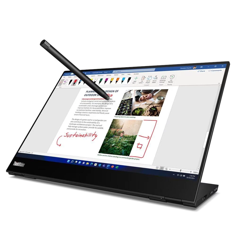 MONITOR PORTATIL THINKVISION M14T GEN2 WLED 2240X1400 14' - 2