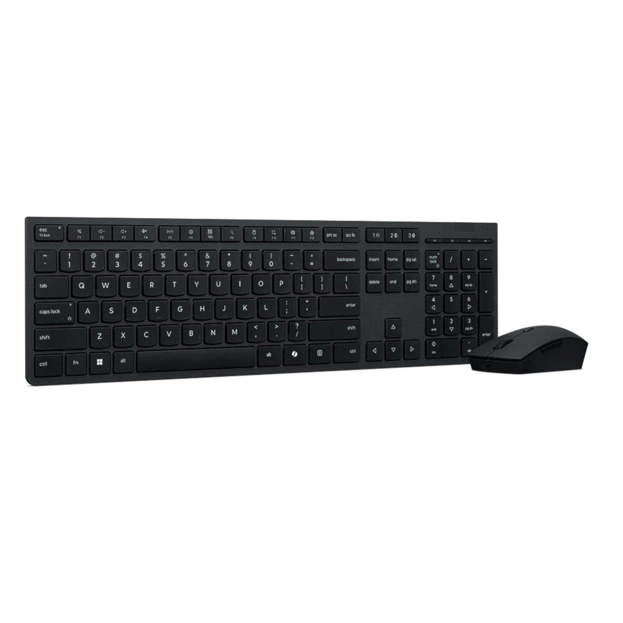 COMBO LENOVO TECLADO Y MOUSE INALAMBRICO RECARGABLE - 1