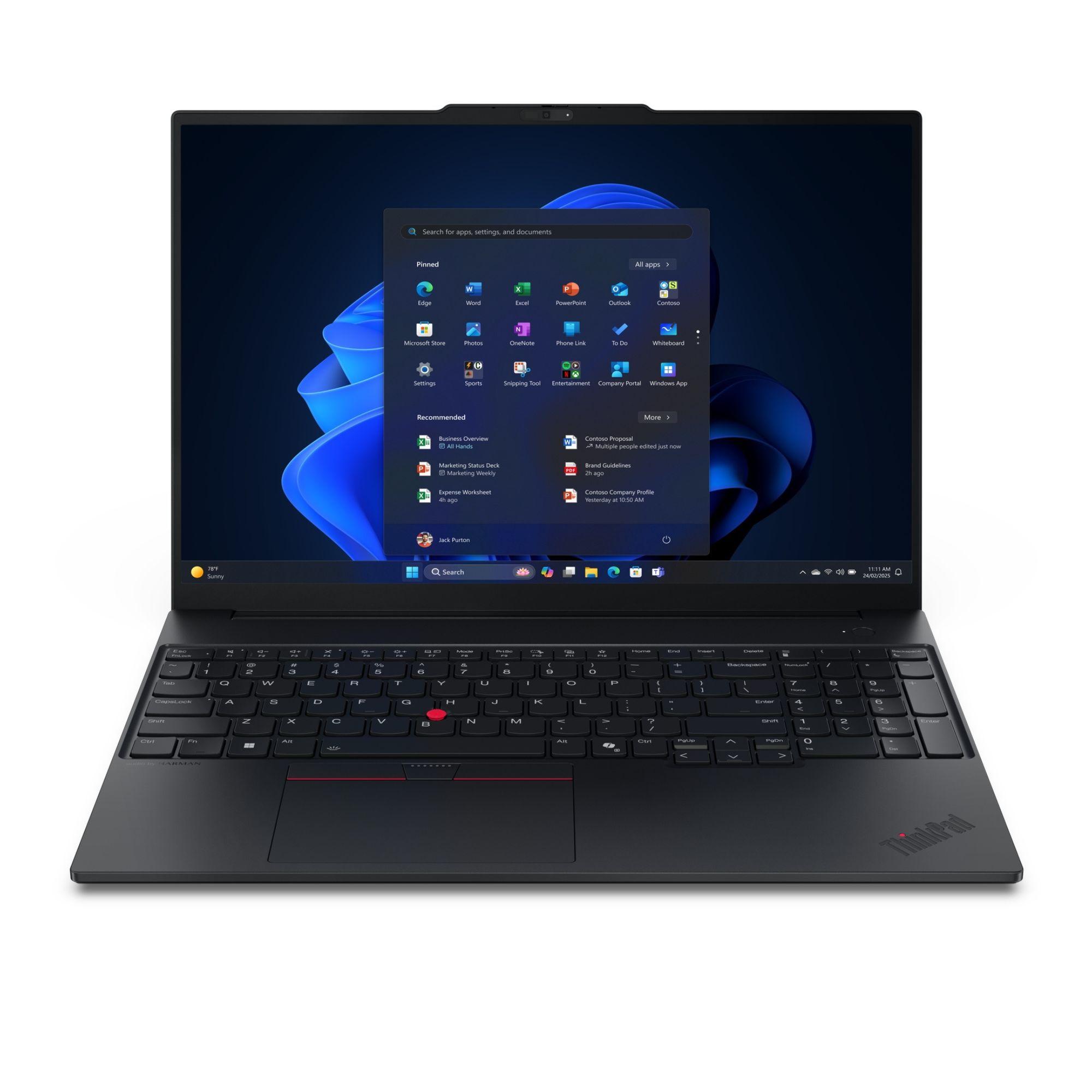 NOTEBOOK LENOVO THINKPAD E16 GEN 3 INTEL CORE ULTRA 7 16GB RAM 512GB SSD 16' - 2