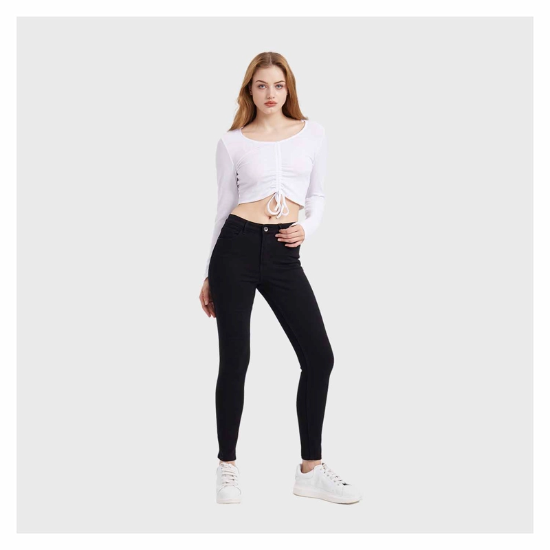 JEANS MUJER SUPER SKINNY EMILIA NEGRO FASHION'S PARK - 4