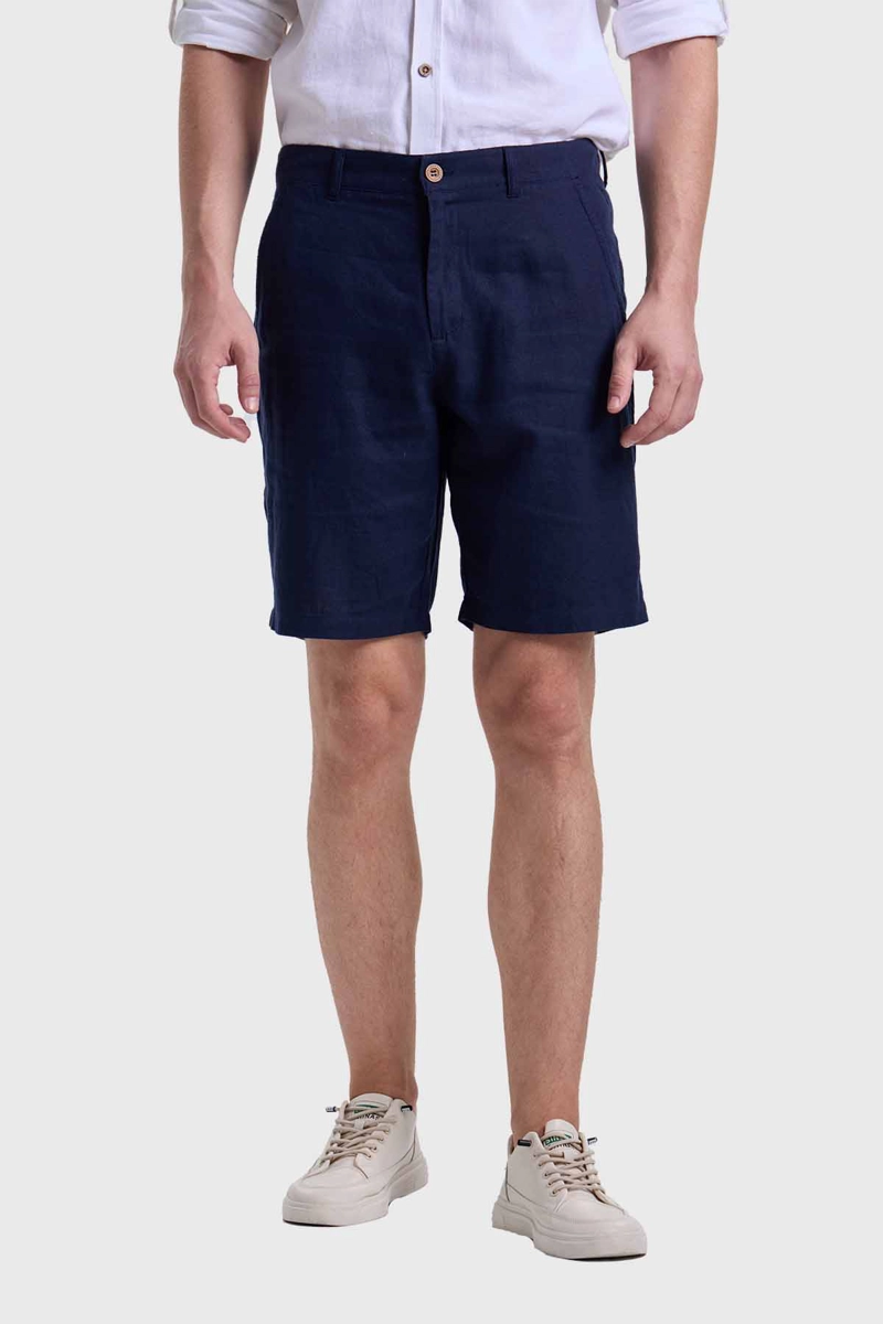 BERMUDA HOMBRE LINO AZUL FASHION'S PARK - 1