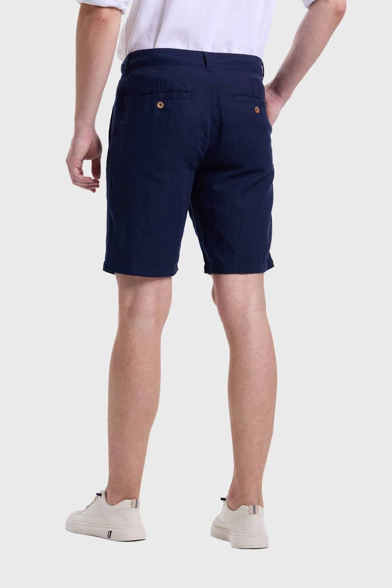 BERMUDA HOMBRE LINO AZUL FASHION'S PARK - 3
