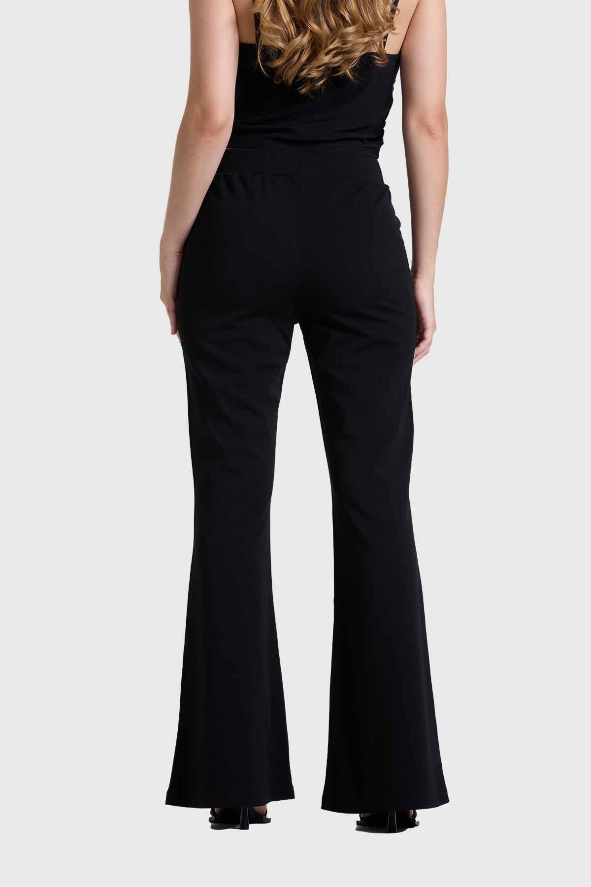 PANTALÓN MUJER PALAZZO NEGRO FASHION'S PARK - 3