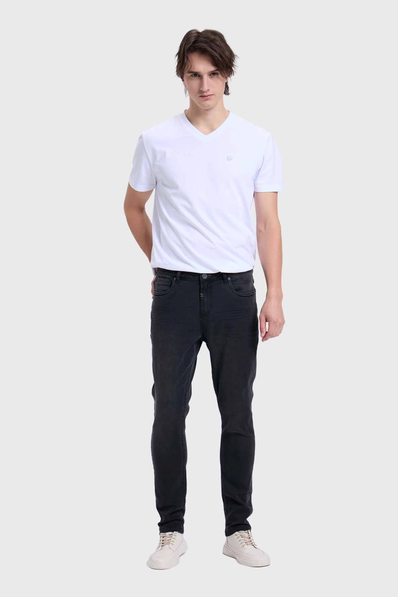 JEANS HOMBRE SKINNY 101 NEGRO FASHION'S PARK - 1