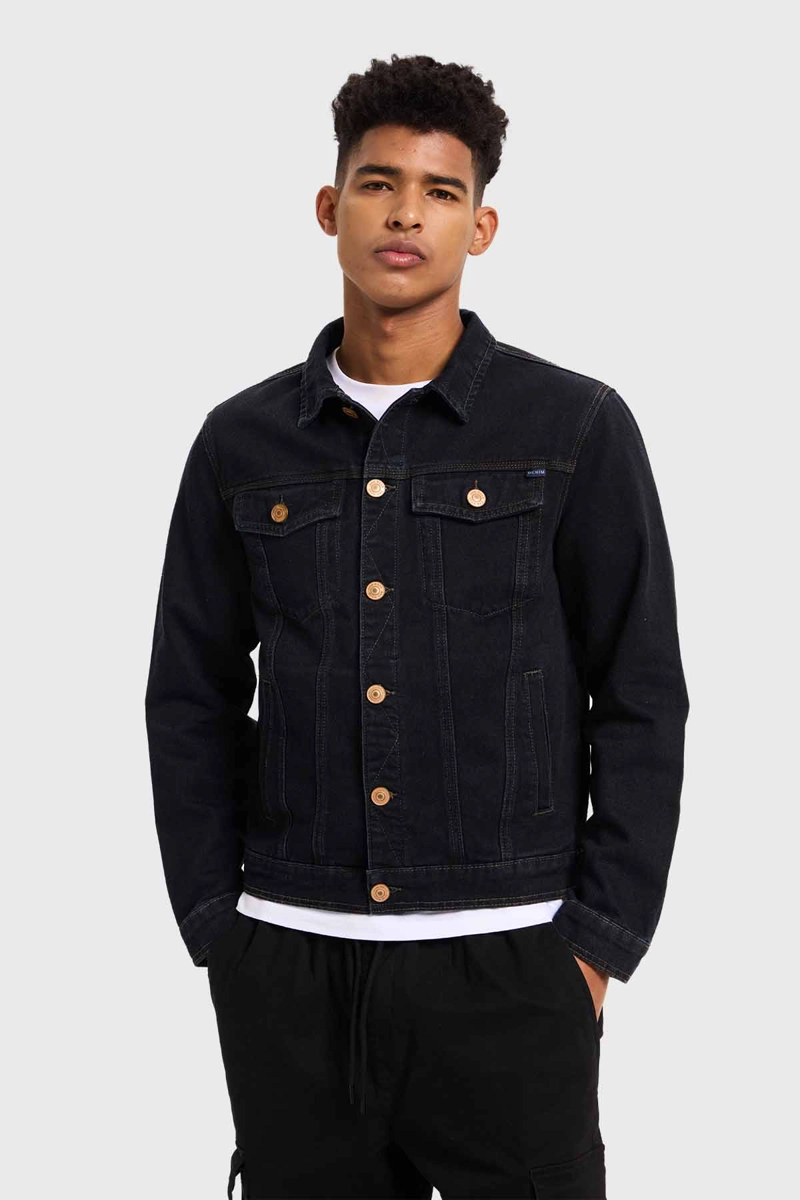 CHAQUETA HOMBRE FASHION'S PARK AZUL DENIM CLASSIC INDIGO - 1