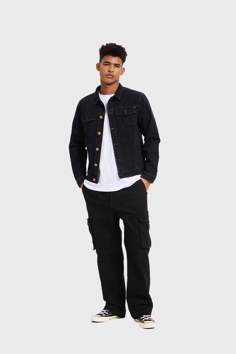 CHAQUETA HOMBRE FASHION'S PARK AZUL DENIM CLASSIC INDIGO - 4