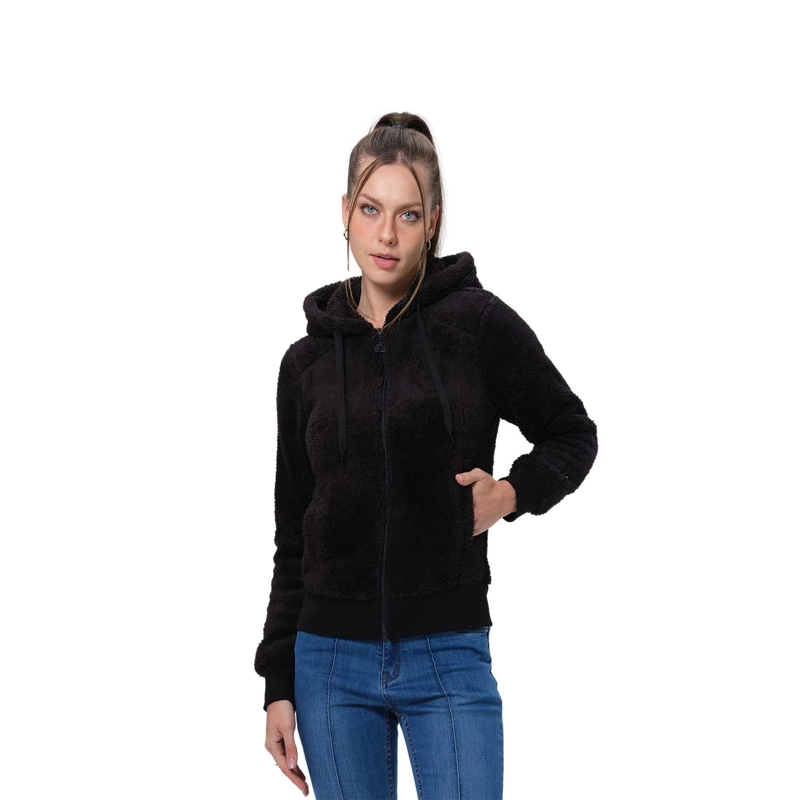 POLAR MUJER PELUDO NEGRO FASHION'S PARK - 1