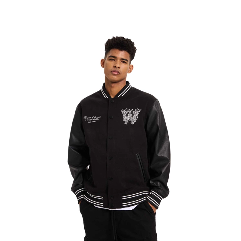 CHAQUETA HOMBRE VARSITY NEGRO II FSP FASHION'S PARK - 1