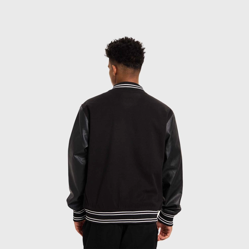 CHAQUETA HOMBRE VARSITY NEGRO II FSP FASHION'S PARK - 3