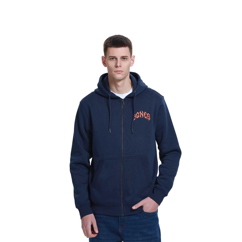 POLERÓN HOMBRE HOODIE FULL ZIPPER AZUL FSP II - 1