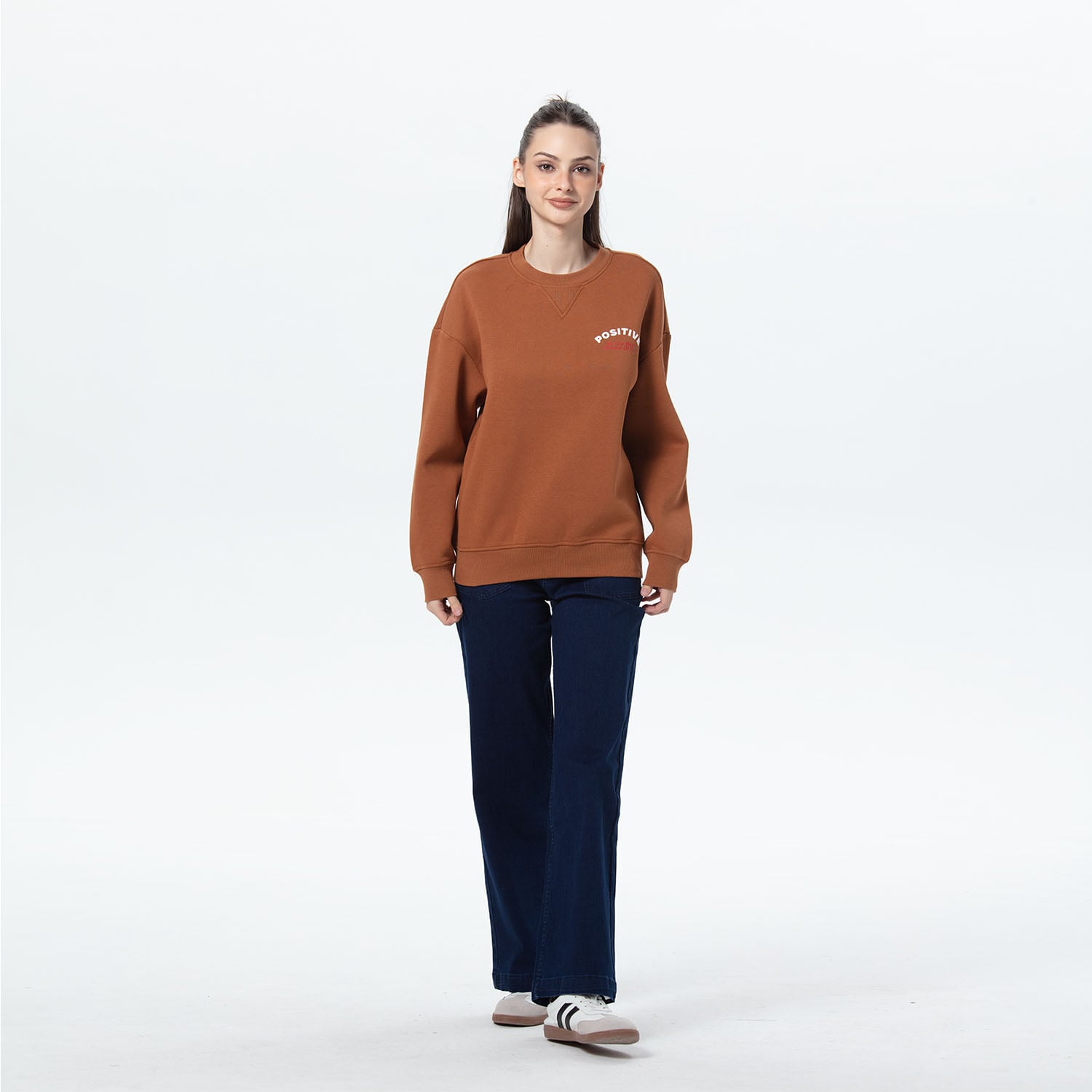 POLERÓN MUJER OVERSIZE PRINT CAFE - 4