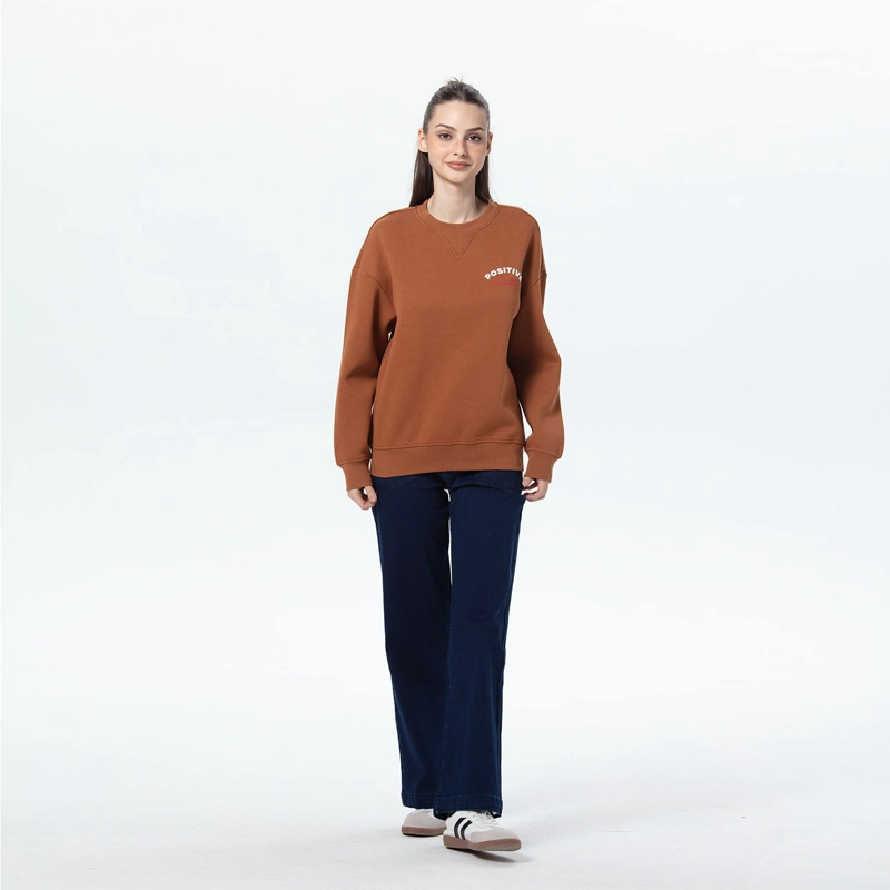POLERÓN MUJER OVERSIZE PRINT CAFE - 4