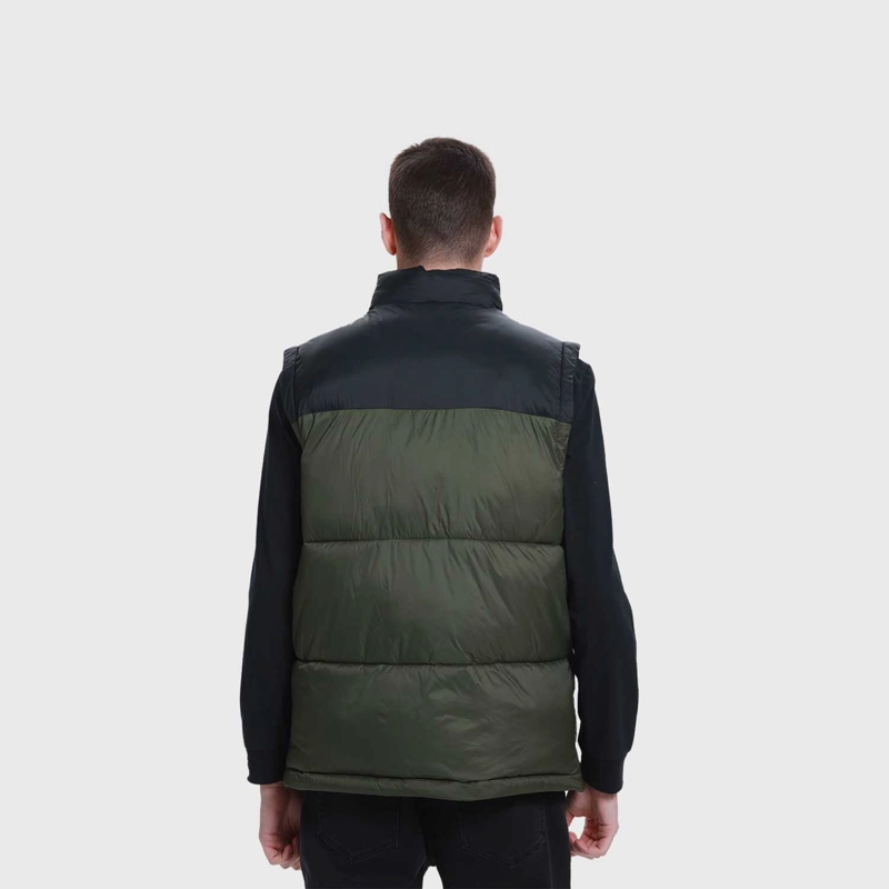 PARKA HOMBRE BICOLOR PUFFA VERDE - 3
