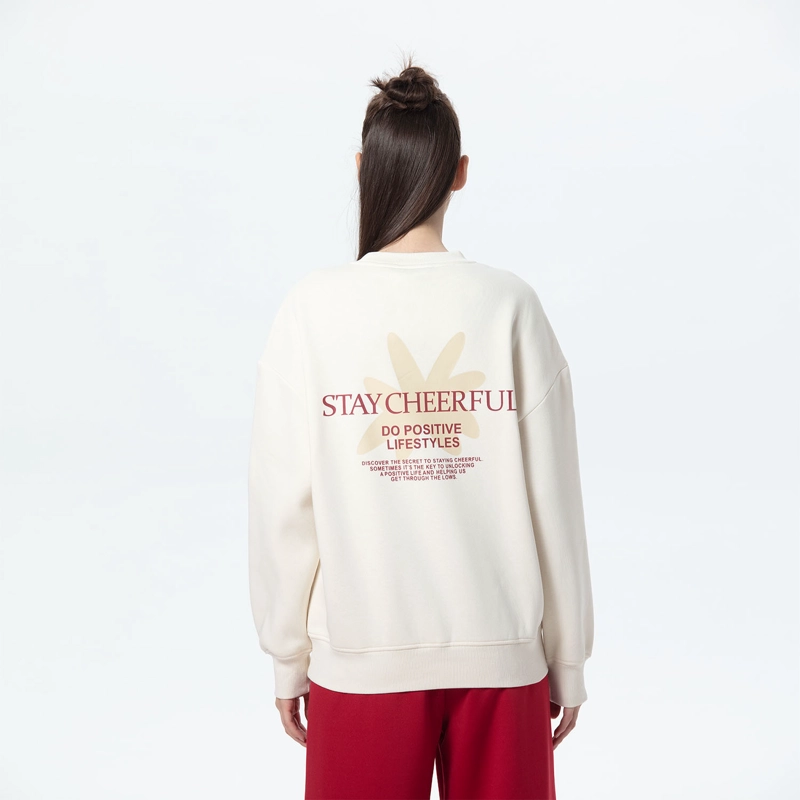 POLERÓN MUJER OVERSIZE PRINT CRUDO - 3